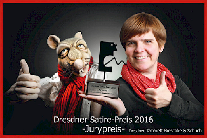 Rattenscharf: Dresdner Satirepreis für Cornelia Fritzsche