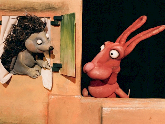 Szenenfoto: Hase und Igel