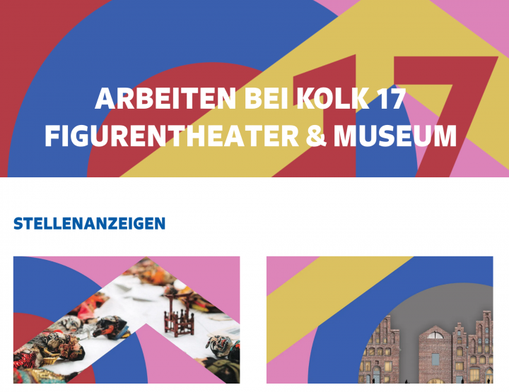 KOLK 17 Figurentheater & Museum suchen Mitarbeiter:innen (m/w/d)