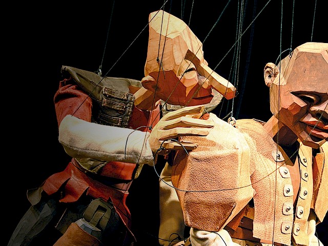Szenenfoto aus: Othello, KOBALT Figurentheater Lübeck