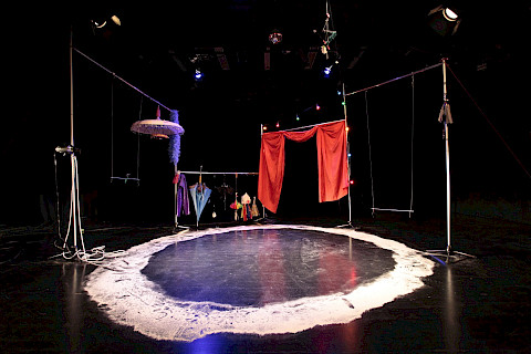 Sand auf der Bühne?