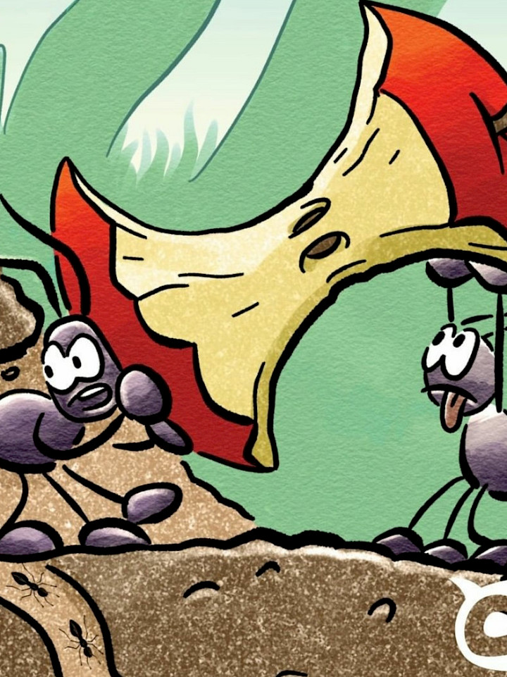 Glücklicherweise Ameise