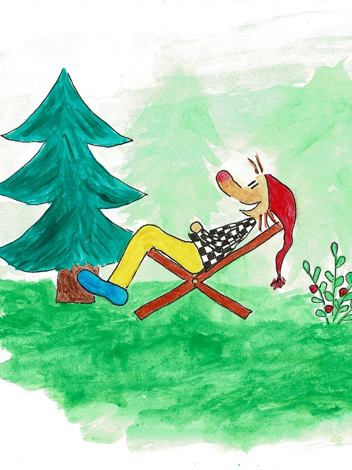 Kasperl macht einen Waldspaziergang