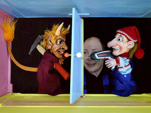 Szenenfoto: Kasper, Krach und Abrissbirne