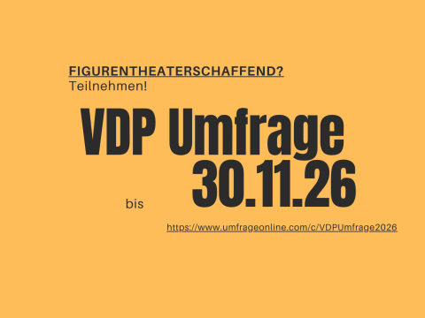 Umfrage zur wirtschaftlichen und sozialen Lage im Figurentheater ist eröffnet
